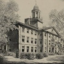 Waite Hall, Wake Forest College, NC by Louis Orr